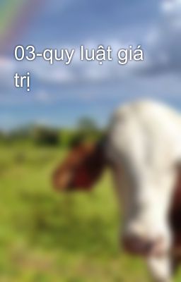 03-quy luật giá trị