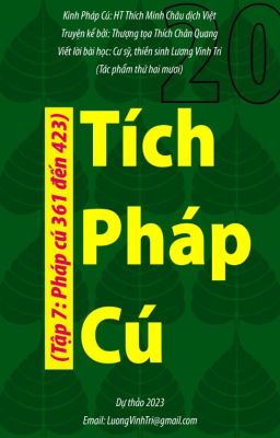 20-Tích Pháp Cú - Tập 7 (PC361-PC423)