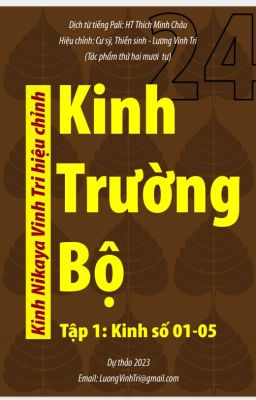 24-Kinh NIKAYA (New edited) TRƯỜNG BỘ KINH (1) Kinh số 1-5