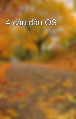 4 câu đầu OS