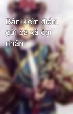 Bản kiểm điểm gửi bà xã đại nhân