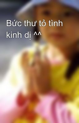 Bức thư tỏ tình kinh dị ^^