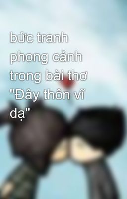 bức tranh phong cảnh trong bài thơ 