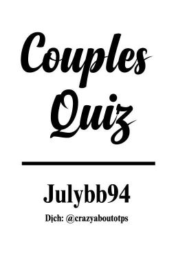 [Buddie/Vietnamese] - Couples Quiz