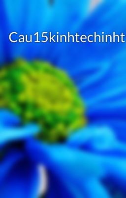 Cau15kinhtechinhtri