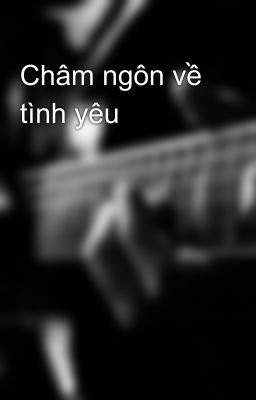 Châm ngôn về tình yêu