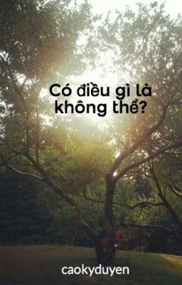 Có điều gì là không thể?