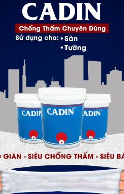 Đại Lý Sơn Chống Thấm Cadin Chất Lượng Tốt - Co Giãn Tốt Tại Tphcm