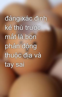 đảng xác định kẻ thù trước mắt là bọn phản động thuộc địa và tay sai