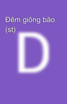 Đêm giông bão (st)