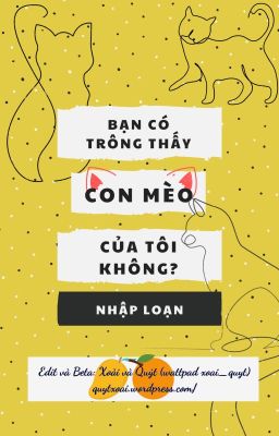 (ĐM/Drop) Bạn có trông thấy con mèo của tôi không?