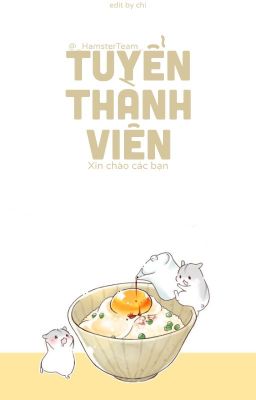 [Đóng] Tuyển thành viên - Hamster Team