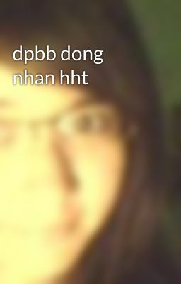 dpbb dong nhan hht