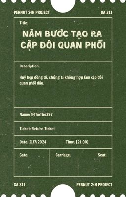 Ga 311 | 21:00 | Năm bước tạo ra cặp đôi quan phối