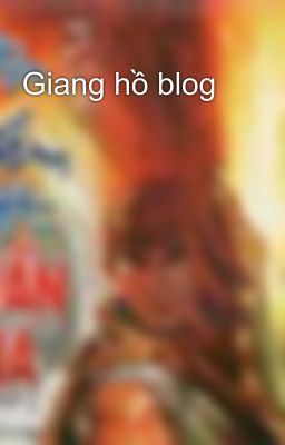 Giang hồ blog