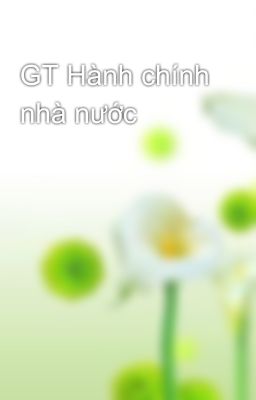 GT Hành chính nhà nước