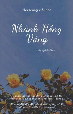 heenoo. // .nhành hồng vàng