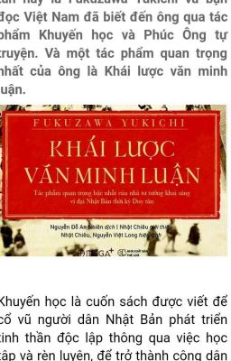 Khái lược văn minh luận - Fukuzawa Yukichi (giới thiệu)