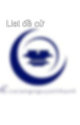 List đề cử