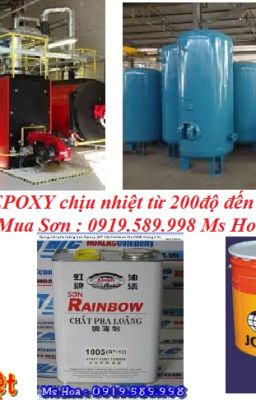 Mua sơn chịu nhiệt epoxy dành cho nồi hơi, ống khối tại Hà Nội