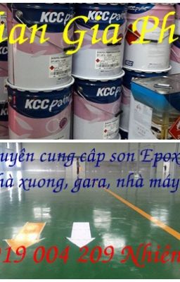 mua sơn sàn epoxy kcc hệ lăn màu vàng 3000 có hàng sẳn hải phòng