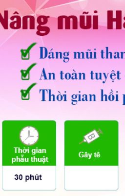 Nâng mũi Hàn Quốc bọc sụn