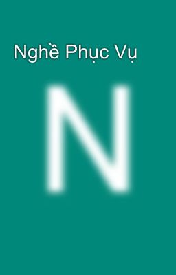 Nghề Phục Vụ