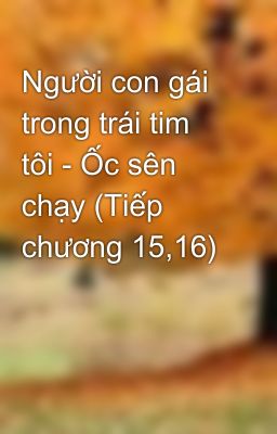 Người con gái trong trái tim tôi - Ốc sên chạy (Tiếp chương 15,16)