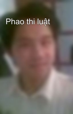 Phao thi luật