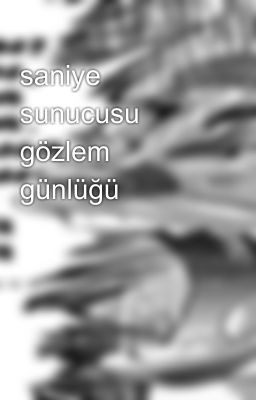 saniye sunucusu gözlem günlüğü