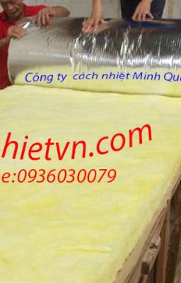 Tấm cách âm-cách nhiệt-bông thủy tinh-glasswool