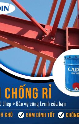 TÌM ĐẠI LÝ BÁN SƠN CHỐNG RỈ CADIN MÀU XÁM GIÁ TỐT CHO CÔNG TRÌNH