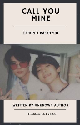 [Trans] SEBAEK/HUNBAEK - Call you mine