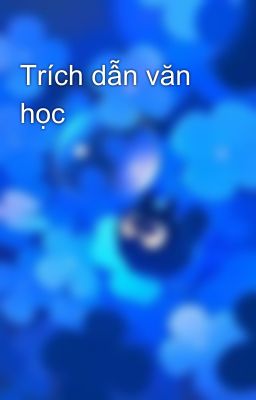 Trích dẫn văn học